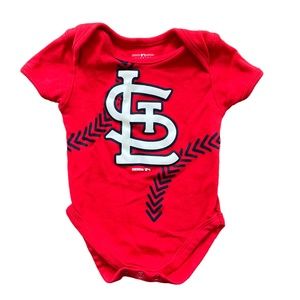 St. Louis Cardinals MLB Red Baby Onesie / Bodysuit, Size 0-3 Months